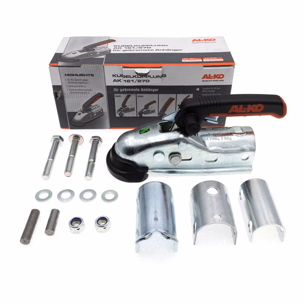 Cuplă remorcă AL-KO 2700 kg pentru profil bară 50 mm – tip AK 161 / AK 270, Al-Ko